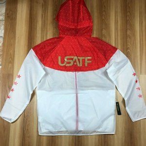 NEW Nike USATF Wind Runner Unisex Red White USA